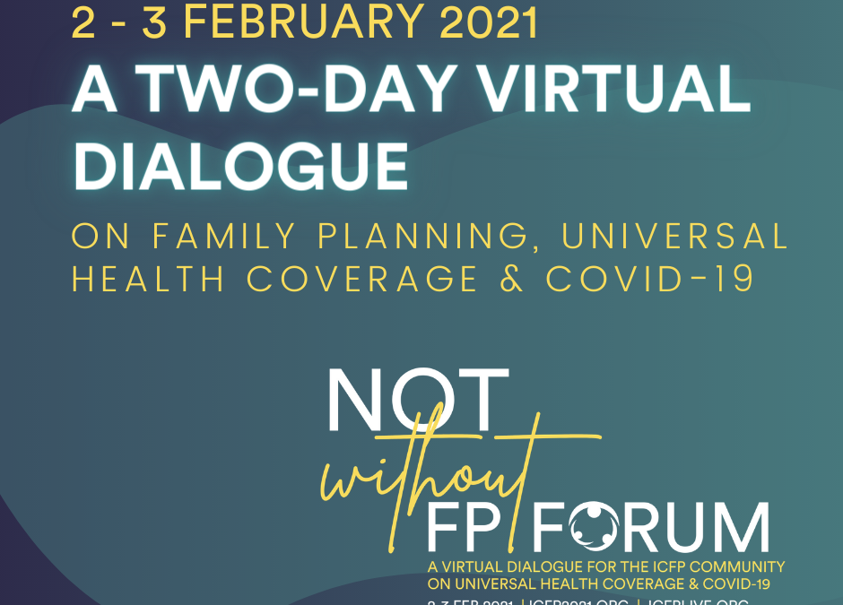ICFP’s #NotWithoutFP Forum Important Logistics Information