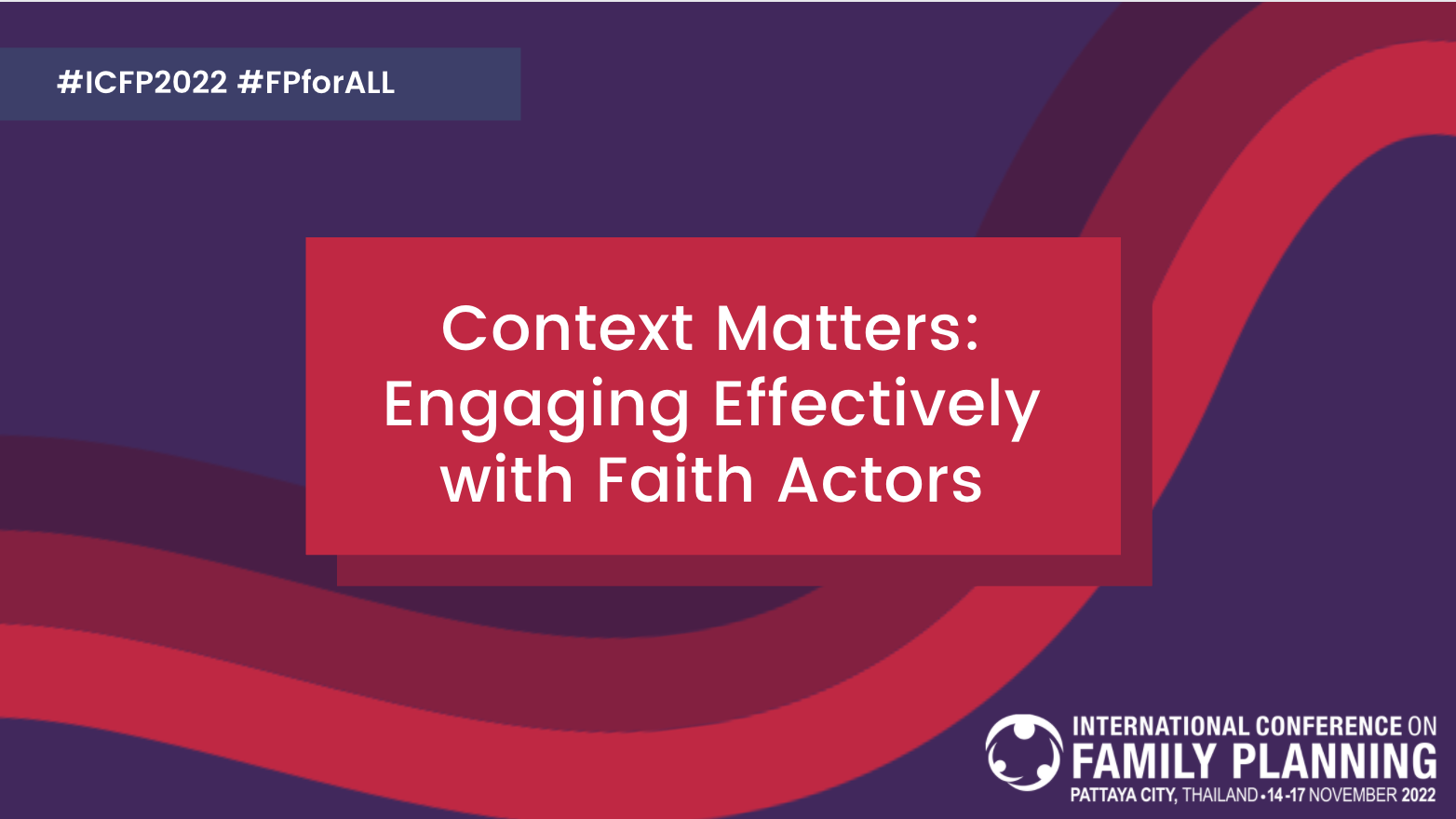 ICFP Faith Community Webinar