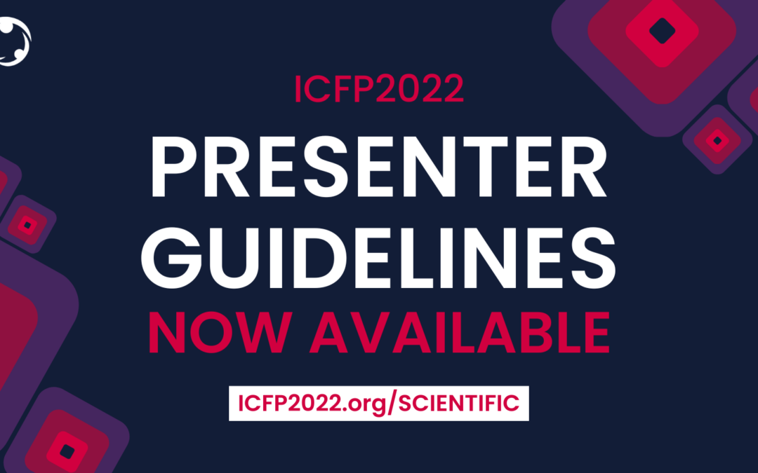 Les lignes directrices pour les présentateurs de la conférence ICFP2022 sont désormais disponibles
