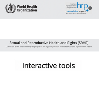 WHO Guidelines – Sexual and Reproductive Health and Rights (SRHR)