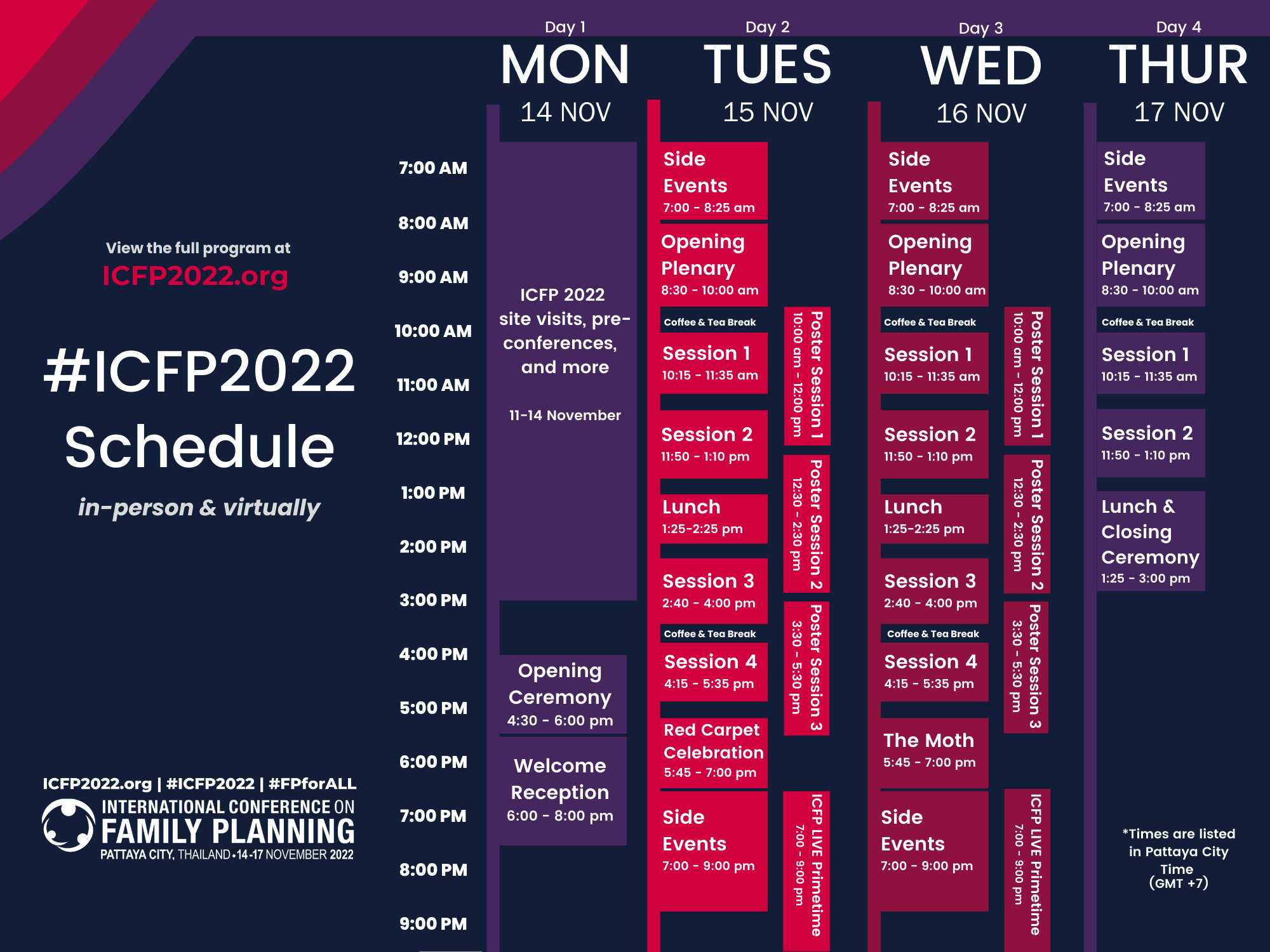Ya está disponible el programa de la conferencia #ICFP2022