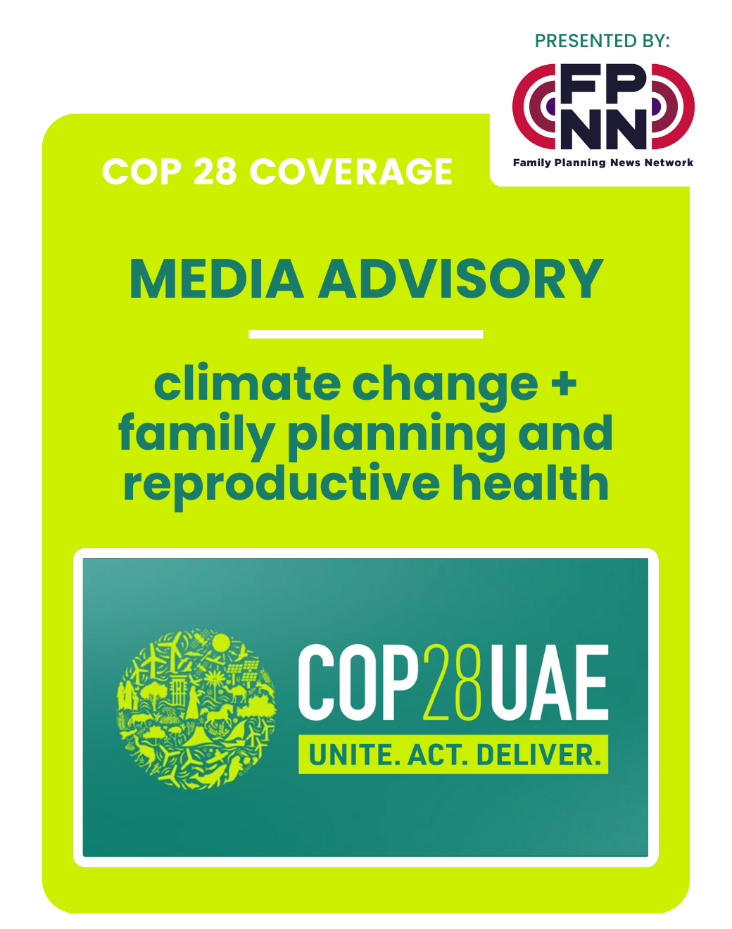 Avis aux médias : Briefings sur la COP 28 et la SDSR