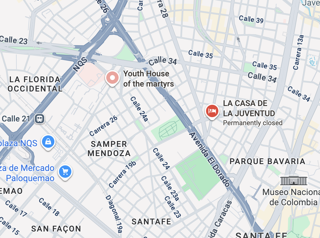 Youth Center map image