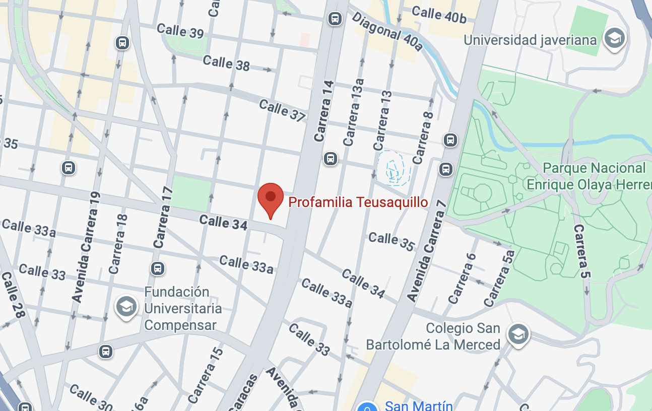 Profamilia map image