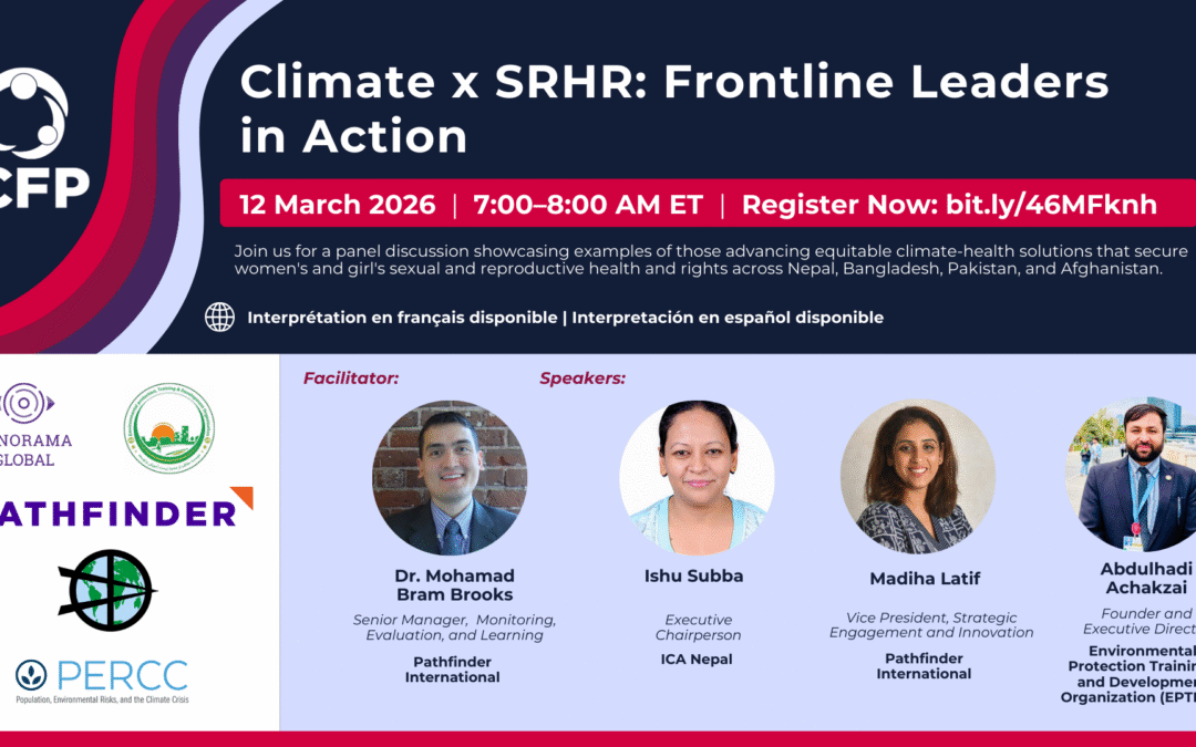 WATCH: Climate x SRHR, Frontline Leaders in Action