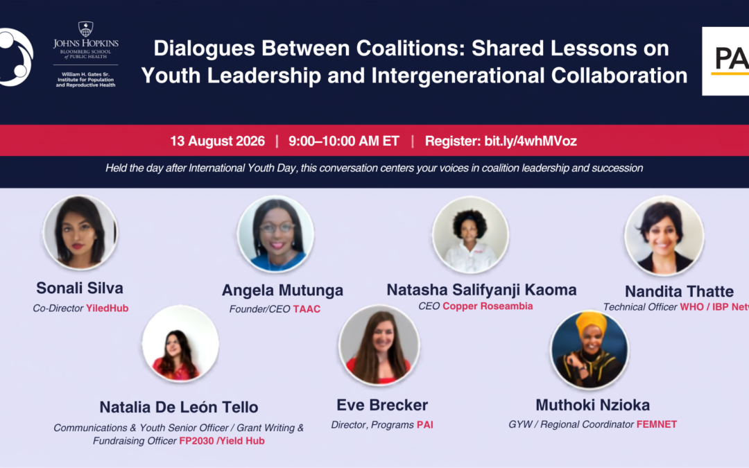 Dialogues Between Coalitions: Shared Lessons on Youth Leadership and Intergenerational Collaboration