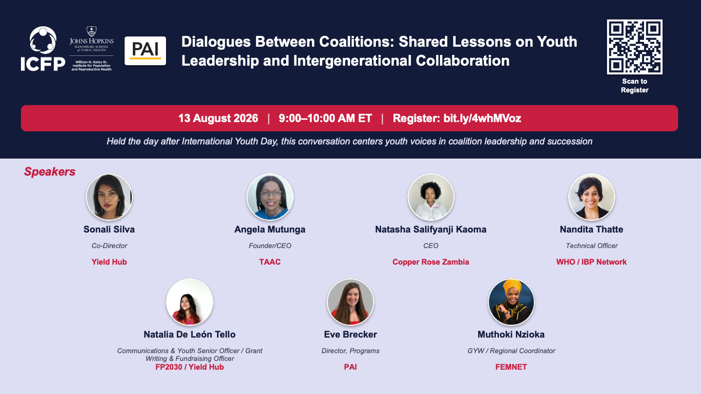 Dialogues Between Coalitions: Shared Lessons on Youth Leadership and Intergenerational Collaboration